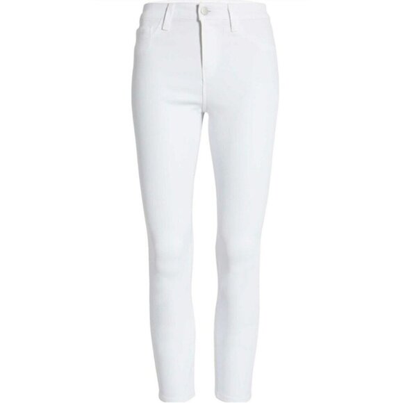 NWT L'AGENCE White Margot High Rise Skinny Jean in Blanc Coated - Size 27 - Picture 13 of 14